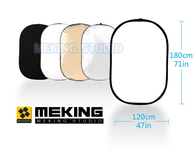 Photo Reflector 5in1 120cm*180cm/ 47 * 71 Collapsible  