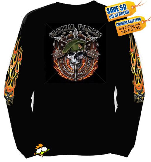 NEW SPECIAL FORCES DE OPRESSO LIBER 2 L/S T SHIRT  