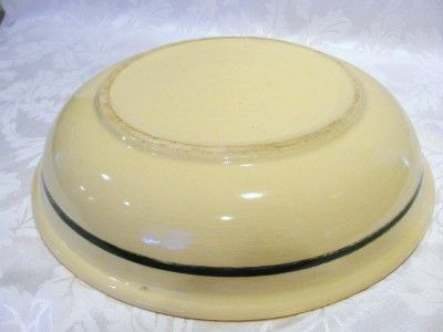   Ware Pottery Apple Pattern large SPAGHETTI Seving Bowl 3 Leaf  