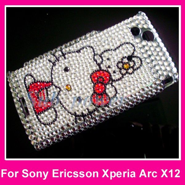 New Rhinestone Bling Crystal Case for Sony Ericsson Xperia Arc X12