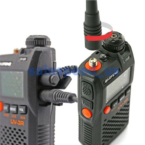 BaoFeng UV 3R Mark II Dual Band Two way UHF/VHF Radio Display 136 174 