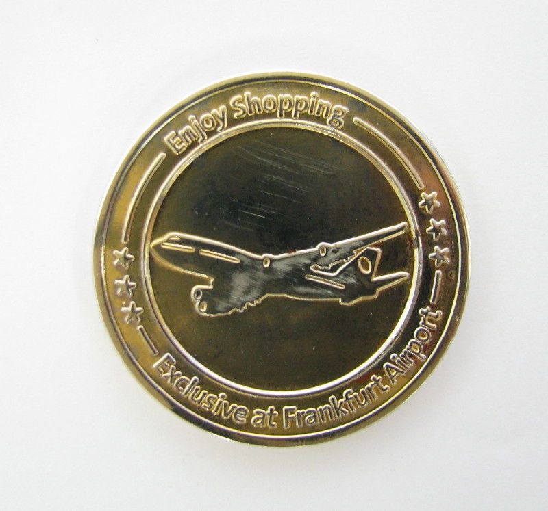 HEINMANN DUTY FREE PURCHASE COIN FRANKFURT AIRPORT  