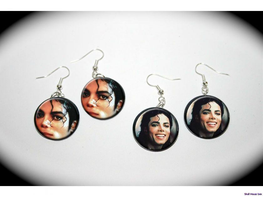 MICHAEL JACKSON Smiles   2 pairs of charm EARRINGS  