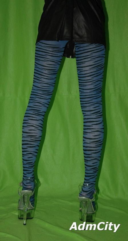 Admcity Woven zebra tights  