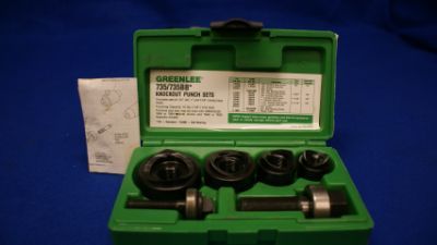 Greenlee 735BB Ball Bearing Knockout Punch Set  