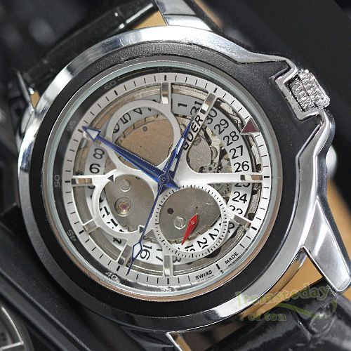 watch 24cm movement automatic no need battery components included 