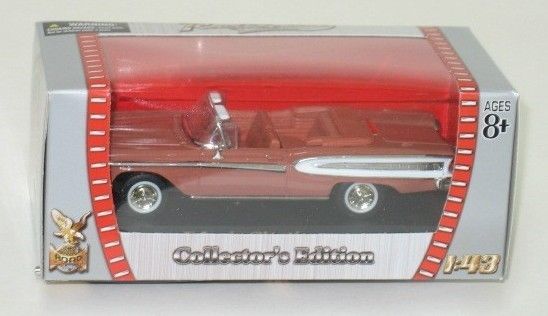 Road Signature 143 1958 Edsel Citation Conv MIB Coral  