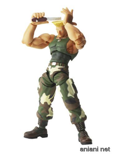 Kaiyodo Revoltech SFO Street Fighter Guile Figure  