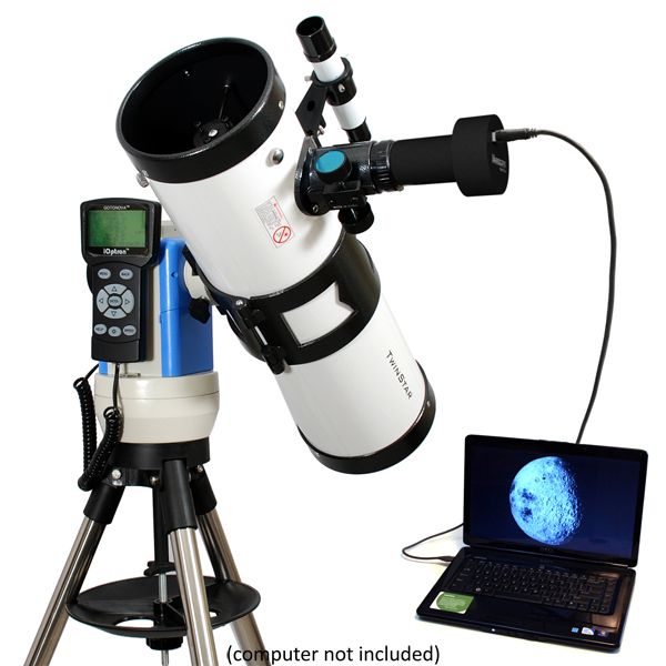 NEW White 4.5 Computerized GoTo Telescope with 3 Megapixel Digital 