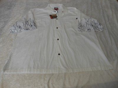 NEW MENS COOGI AUSTRALIA DOWN UNDER SHORT SLEEVE SHIRT sz 3X white 