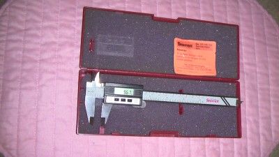 STARRETT 721 DIGITAL 6 CALIPER MADE IN USA WITH CASE  