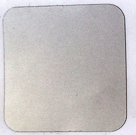 100 Silver Square Scratch off 1 label stickers games favor  