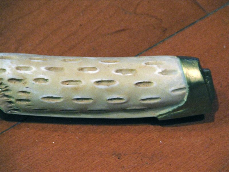 real leather sheath is also available for knife in another auction.