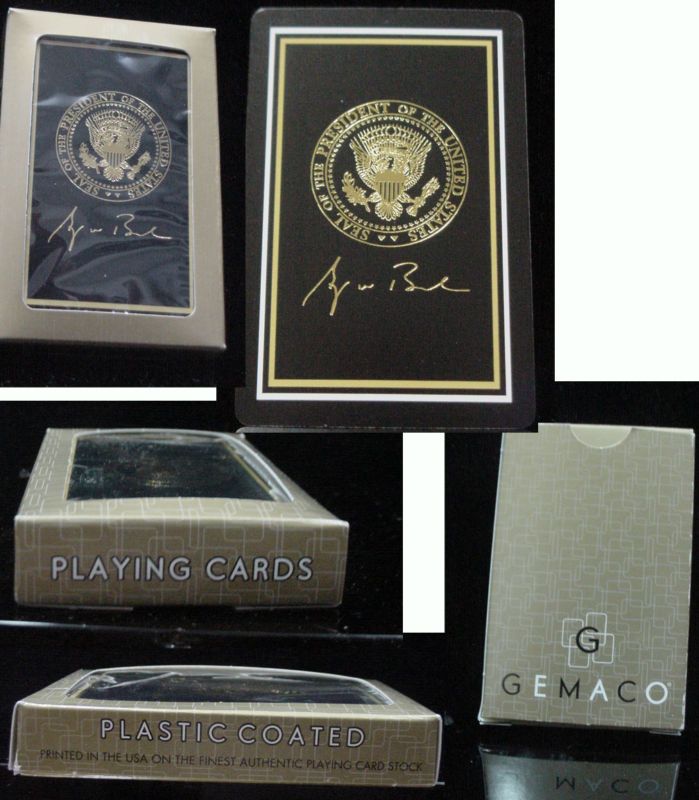 PRESIDENTIAL GEORGE W BUSH DECK OF CARDS   NEW  