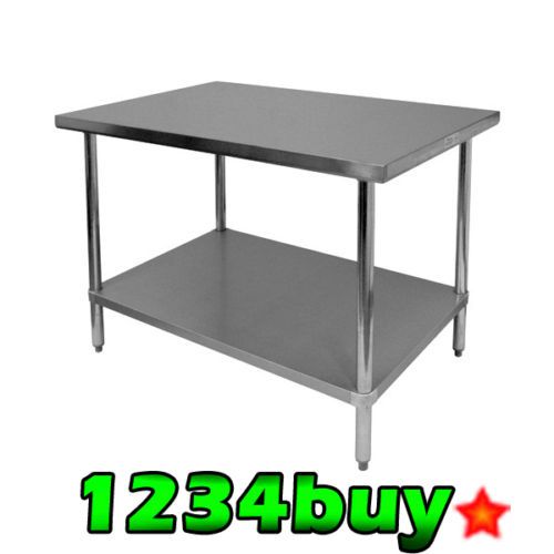 30 x 36 High Quality NFS All Stainless Steel Work Table  