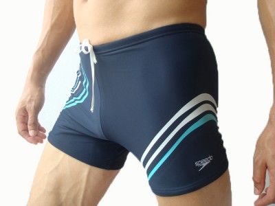 NWT Speedo Mens Swimming Shorts Swimsuit Blue M 29 31  