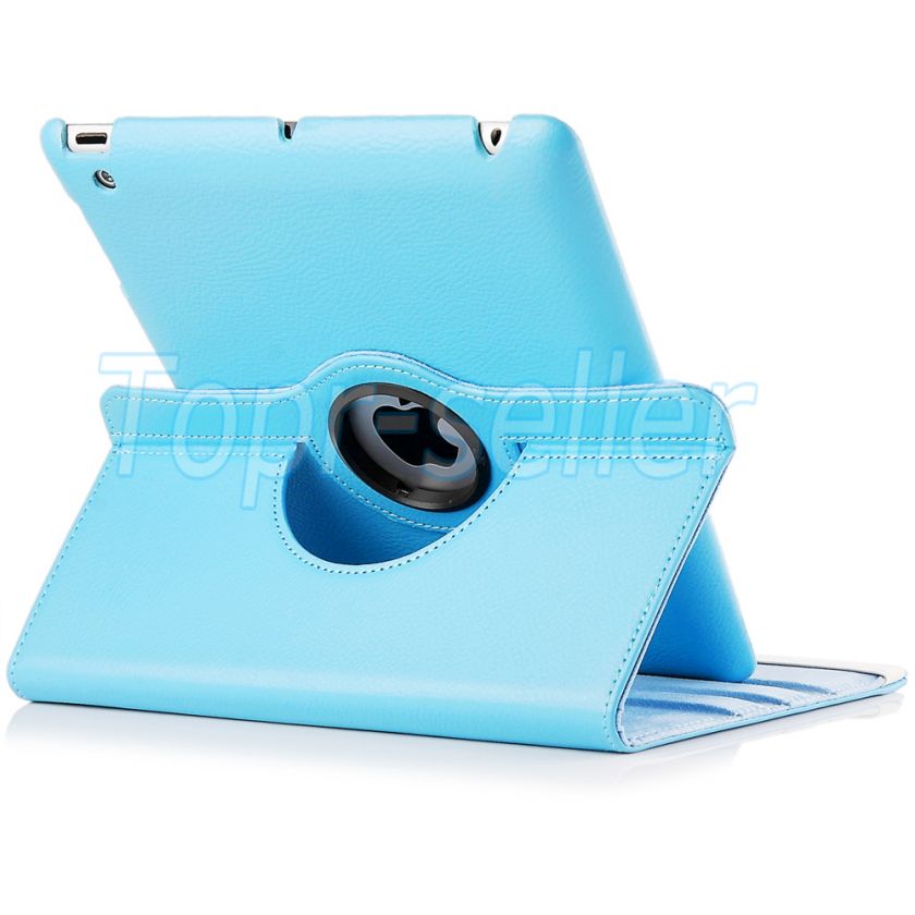   Smart Cover Case Stand For New iPad 3 iPad 2 + Screen Protector  