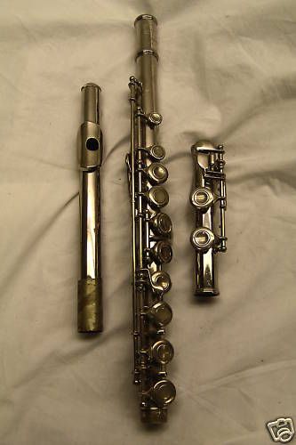 Bundy Silver Flute  