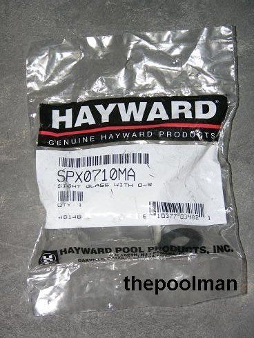 Hayward Filter Valve Sight Glass and Gasket # SPX0710MA  