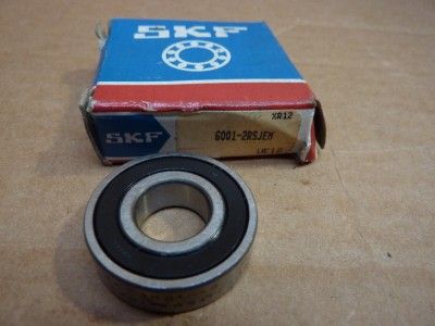 NEW LOT of 3 SKF Bearing 6001 2RSJEM #24821  