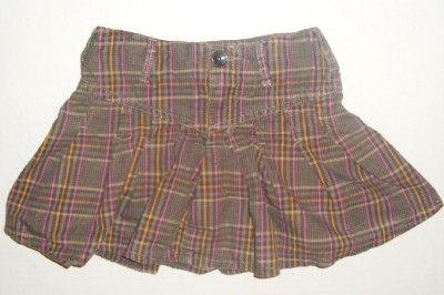 THE CHILDRENS PLACE GIRLS BROWN SKIRT/SKORT SIZE 5 EUC  