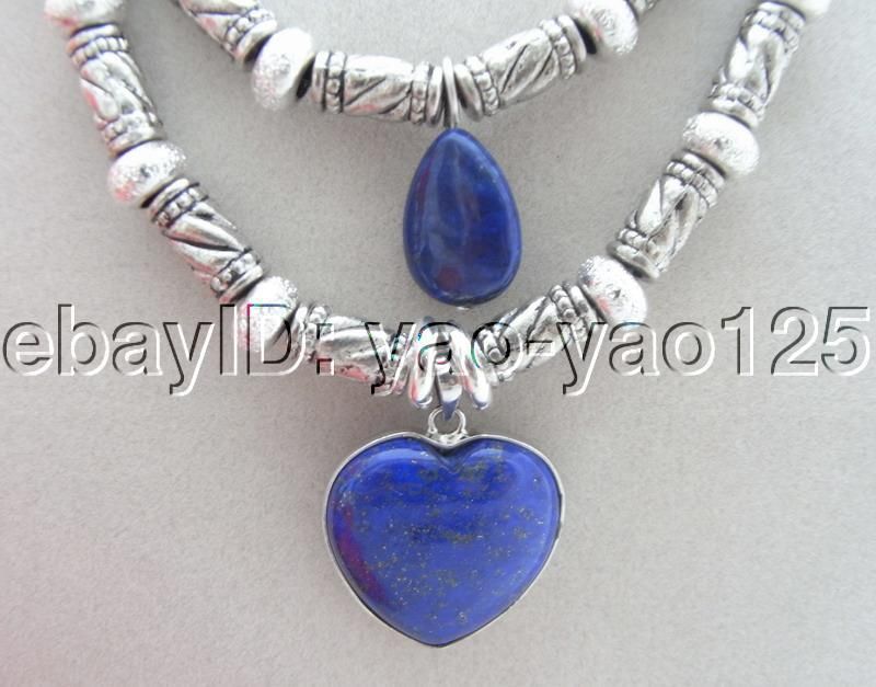 Natural 20MM Lapis Necklace  