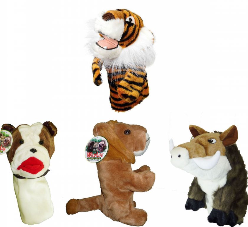   Animal Driver Golf Club Head Covers Choice; Bulldog,Lion,Tiger,Boar