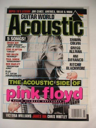 1998 Guitar World Acoustic Pink Floyd Eric Clapton  