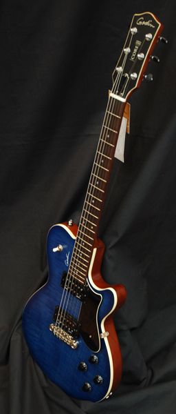 NEW 2012 Godin CORE HB Denim Blue Flame Electric Guitar w/case WOW 