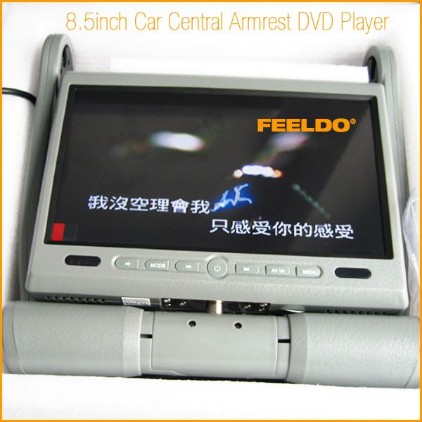 Inch Car Central armrest TFT LCD monitor with DVD player(FD DVD 