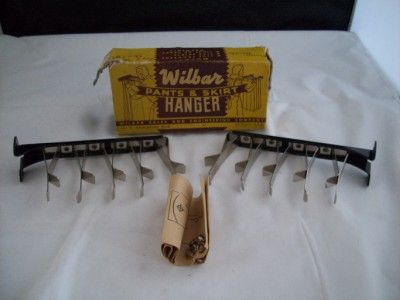 Vintage Wilbar Pants and Skirt Hanger with Original Box  