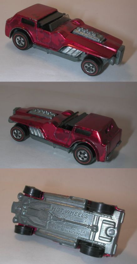 Redline Hotwheels Magenta 1971 The Hood  