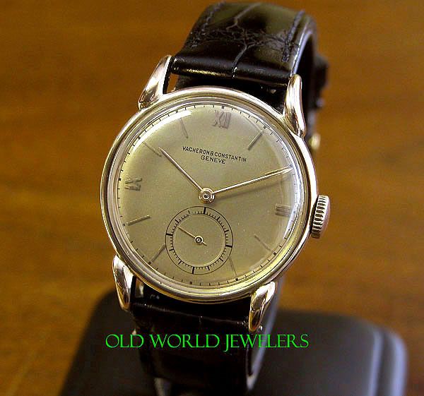 Vacheron & Constantin Vintage 18K Rose Gold Wristwatch with FancyTear 