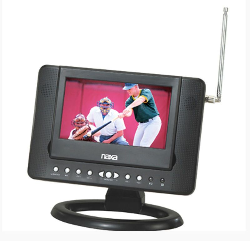 NEW NAXA NTD 7561 PORTABLE TV W/ DVD PLAYER  