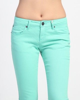   Colored SUPER SKINNY JEANS Comfy Slim Fit LowRise DENIM PANTS  