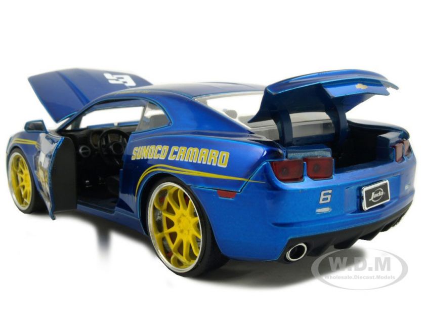 2010 CHEVY CAMARO SS #6 SUNOCO BLUE 124 DIECAST  