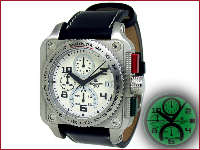 XL German RACING PILOT Precision Chronograph A1311  