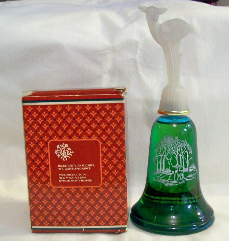 Avon Moonlight Glow Annual Bell 1981 New in Box ~ 