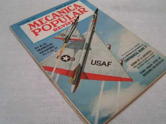 Mecánica Popular Mechanics Magazine. 1956 Spanish  