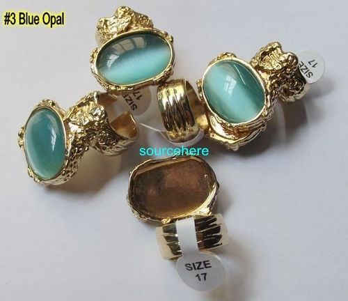   Cocktail Ring Bohemian Gold Tone Punk Chunky Knuckle Rings Band  