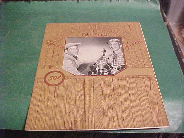 VINTAGE GRAND OLE OPRY FOLIO BK AUTOGRAPHED LONZO/OSCAR  