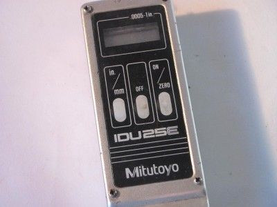 MITUTOYO IDU25E DIGITAL INDICATOR .0005 1 LCD 575 213  