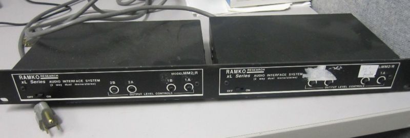 RAMKO RESEARCH XL SERIES AUDIO INTERFACE SYSTEM  