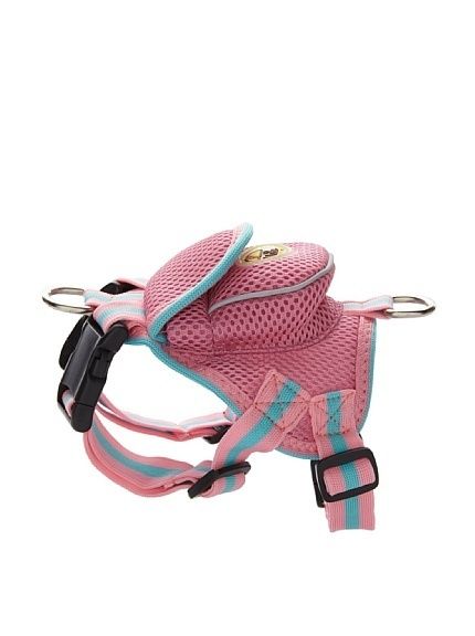 Fashion Pet Dog Mesh Harness leash with pouch  