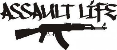 AK Assualt Life Window Decal  