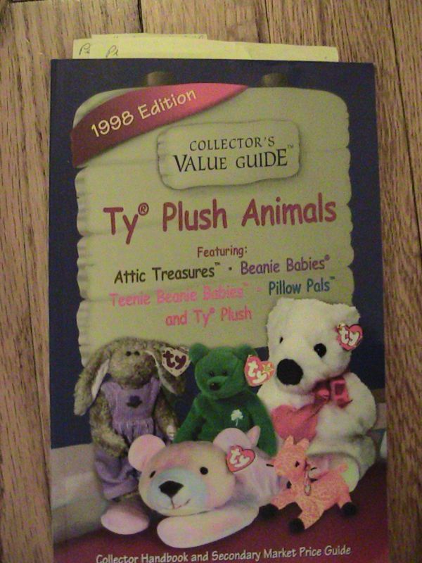 1998 TY PLUSH ANIMALS COLLECTORS VALUE GUIDE BOOK  
