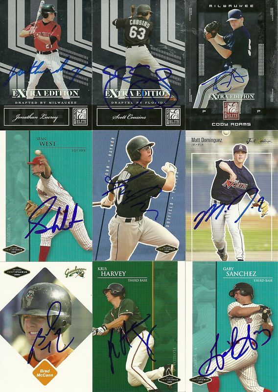 2007 Donruss Elite JONATHAN LUCROY Signed Card BREWERS  