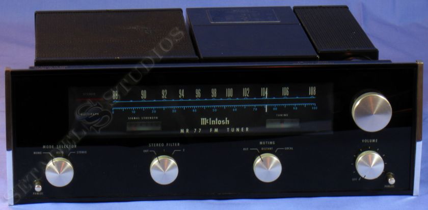 MCINTOSH MR77 FM VINTAGE TRANSISTOR STEREO FM TUNER CLEAN NICE  