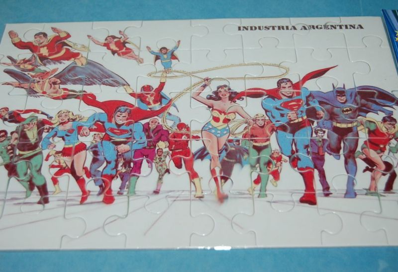 SUPERMAN BATMAN FLASH DC COMIC SUPER FRIENDS PUZZLE #2  