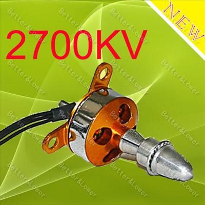 New 2700KV Outrunner Brushless Motor for Small RC Plane  